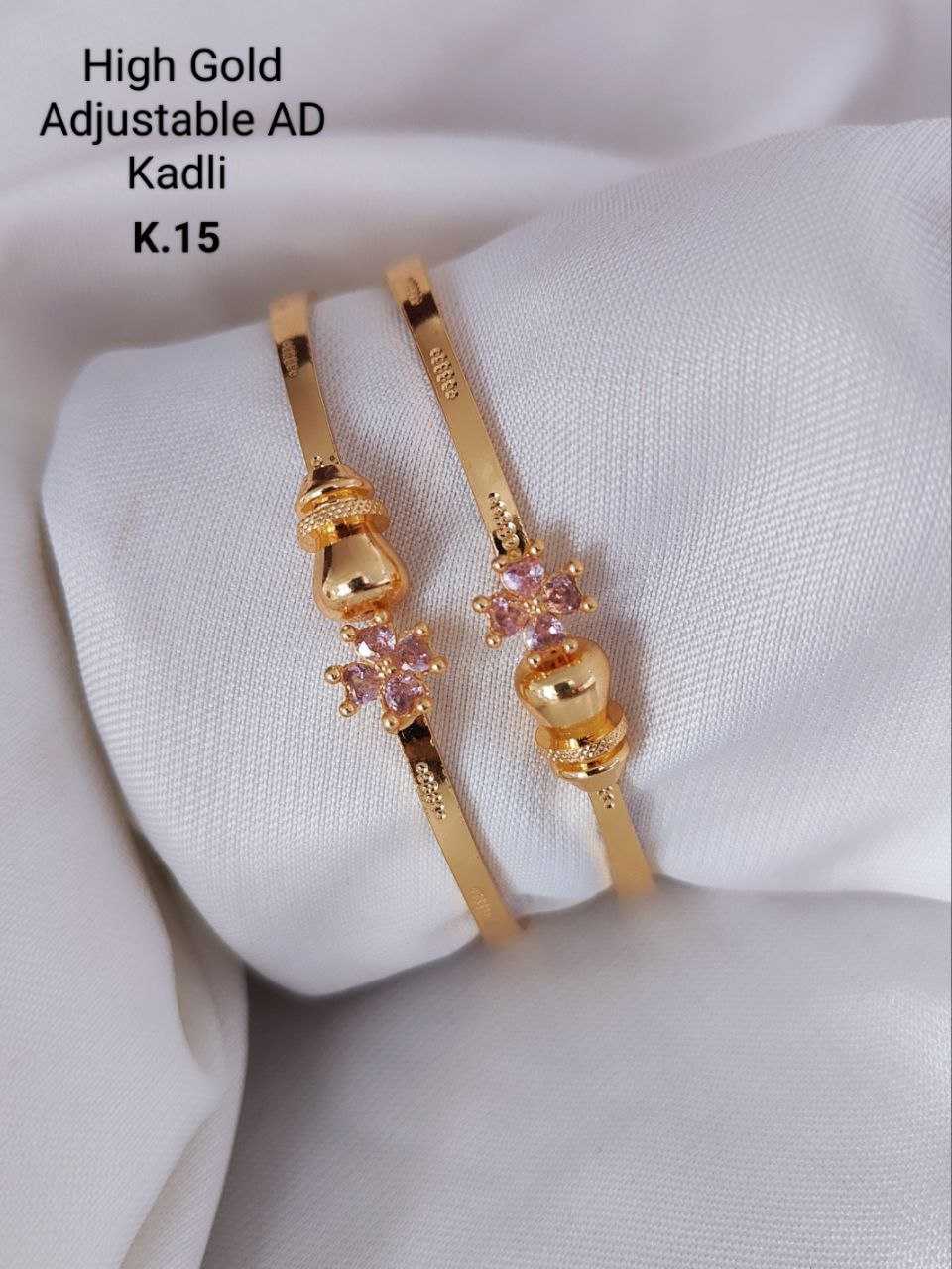 Ynf Brass KESH193 Womens Jewellery Wholesale AD Diamond Bangles Brass Gold Bangles Designer Bangles Manufacturer