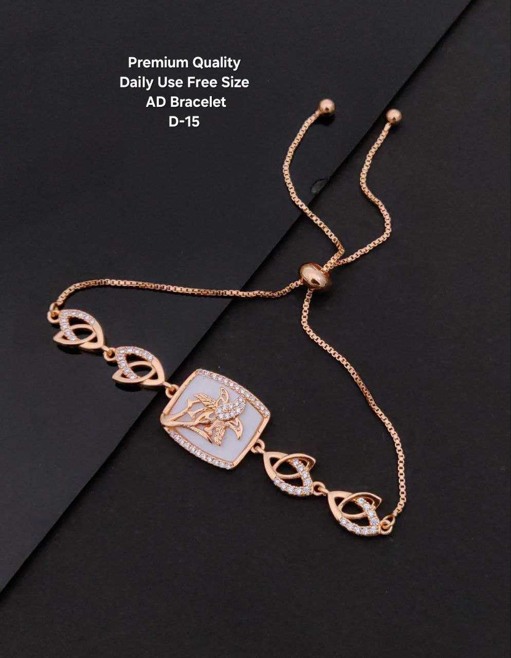 Ynf Brass KESH193 Womens Jewellery Wholesale AD Diamond Bracelet Brass Gold Bangles Golden Bracelet Manufacturer