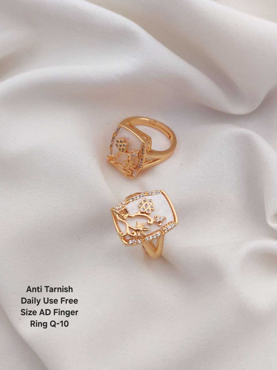 Ynf Brass KESH193 Womens Jewellery Wholesale Diamond Rings AD Diamond Rings Finger Rings Manufacturer