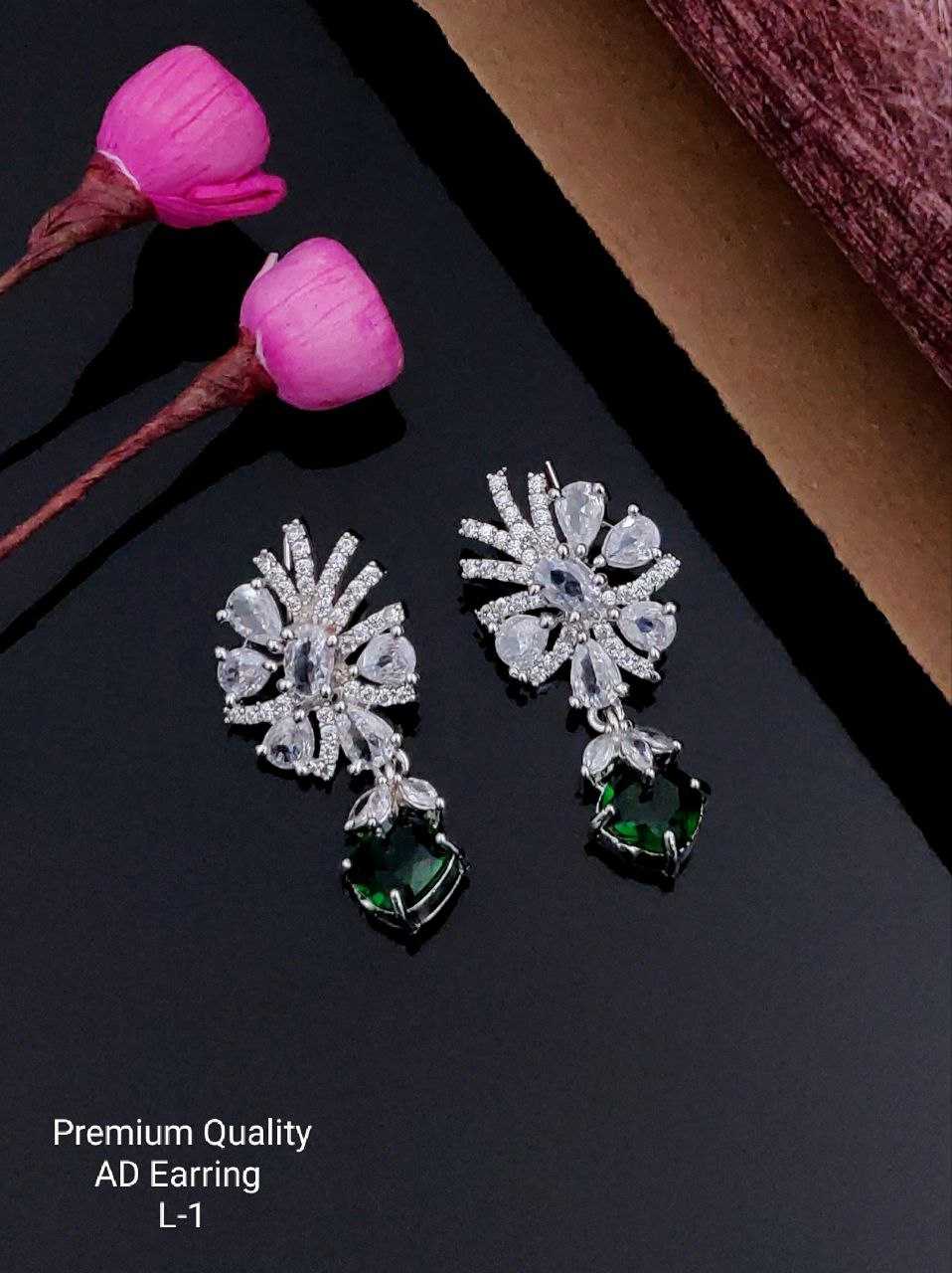 Ynf Brass KESH193 Womens Jewellery Wholesale Fancy Earrings AD Diamond Earring Artificial Earring Manufacturer
