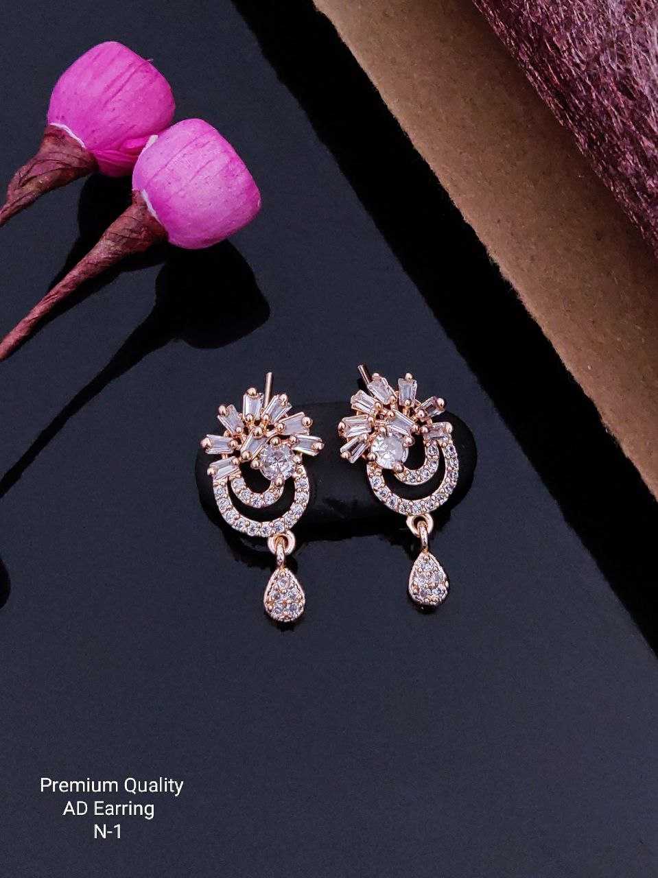 Ynf Brass KESH193 Womens Jewellery Wholesale Fancy Earrings AD Diamond Earring Artificial Earring Manufacturer