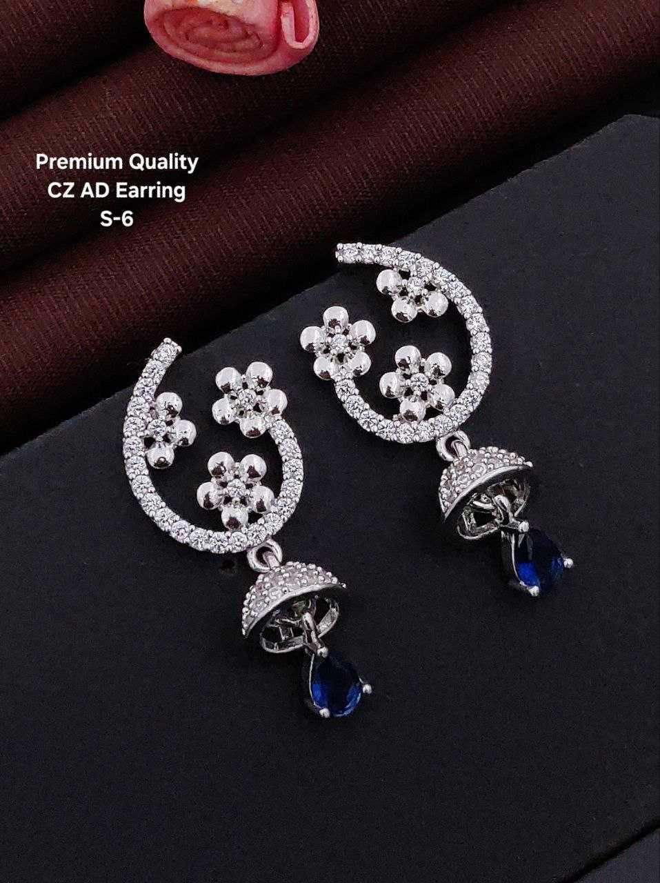 Ynf Brass KESH193 Womens Jewellery Wholesale Fancy Earrings AD Diamond Earring Artificial Earring Manufacturer