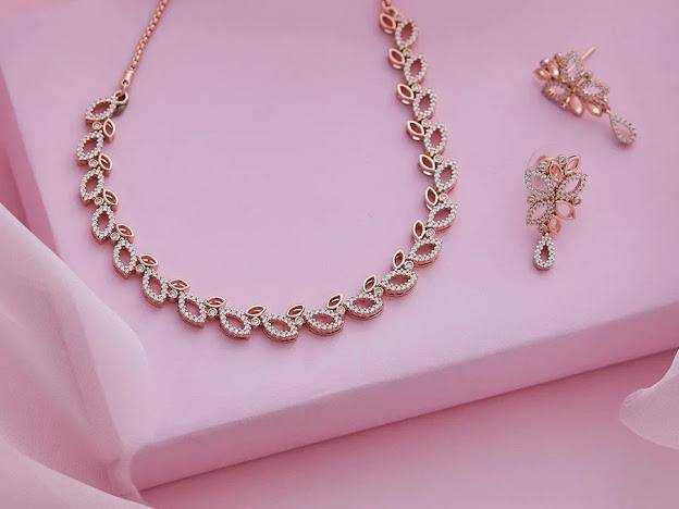 Ynf Brass KESH483 Womens Jewellery Wholesale AD Diamond Necklace Necklaces Set Antique Necklaces Set Manufacturer