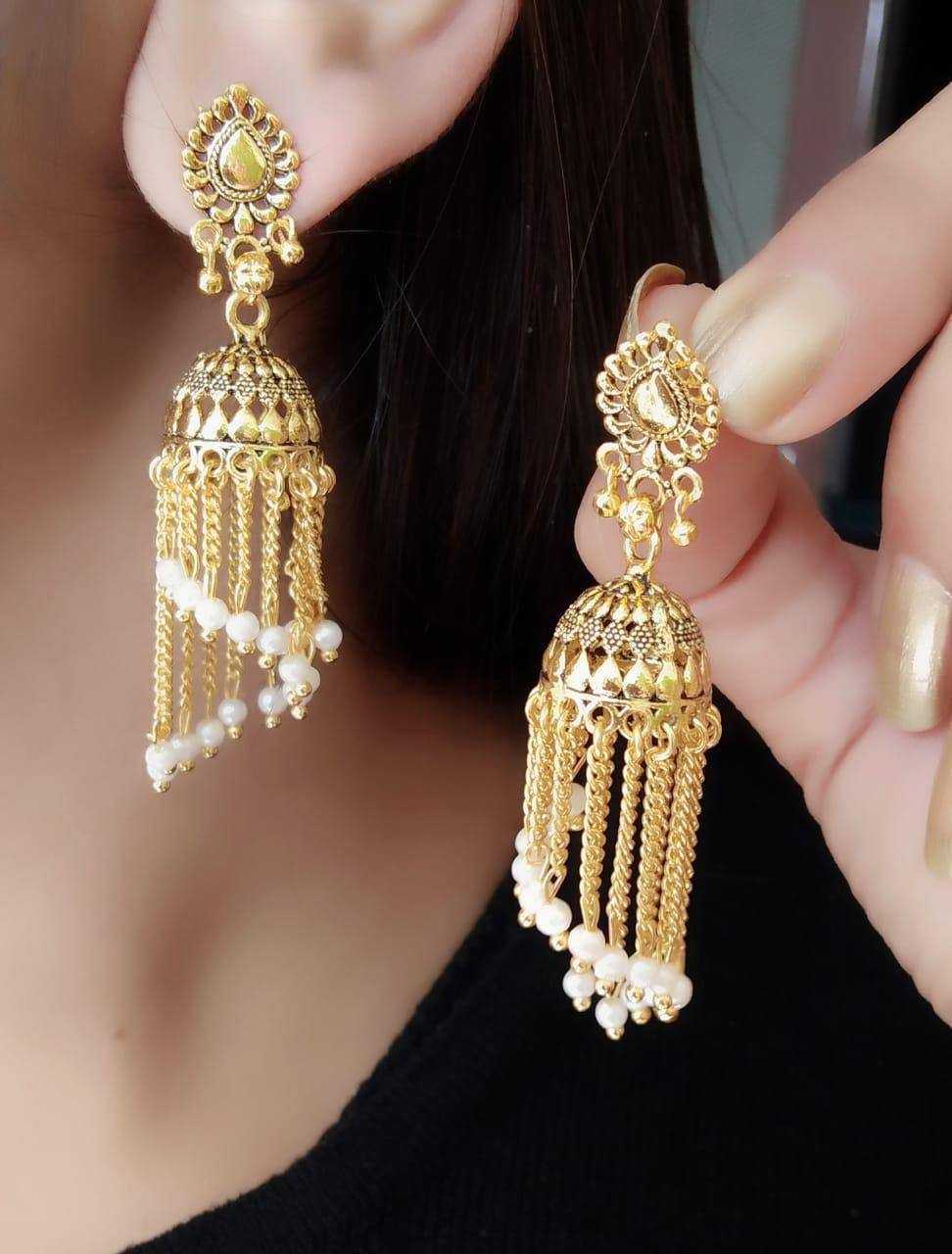 Ynf Brass KESH483 Womens Jewellery Wholesale Fancy Earrings Artificial Earring Long Earrings Manufacturer