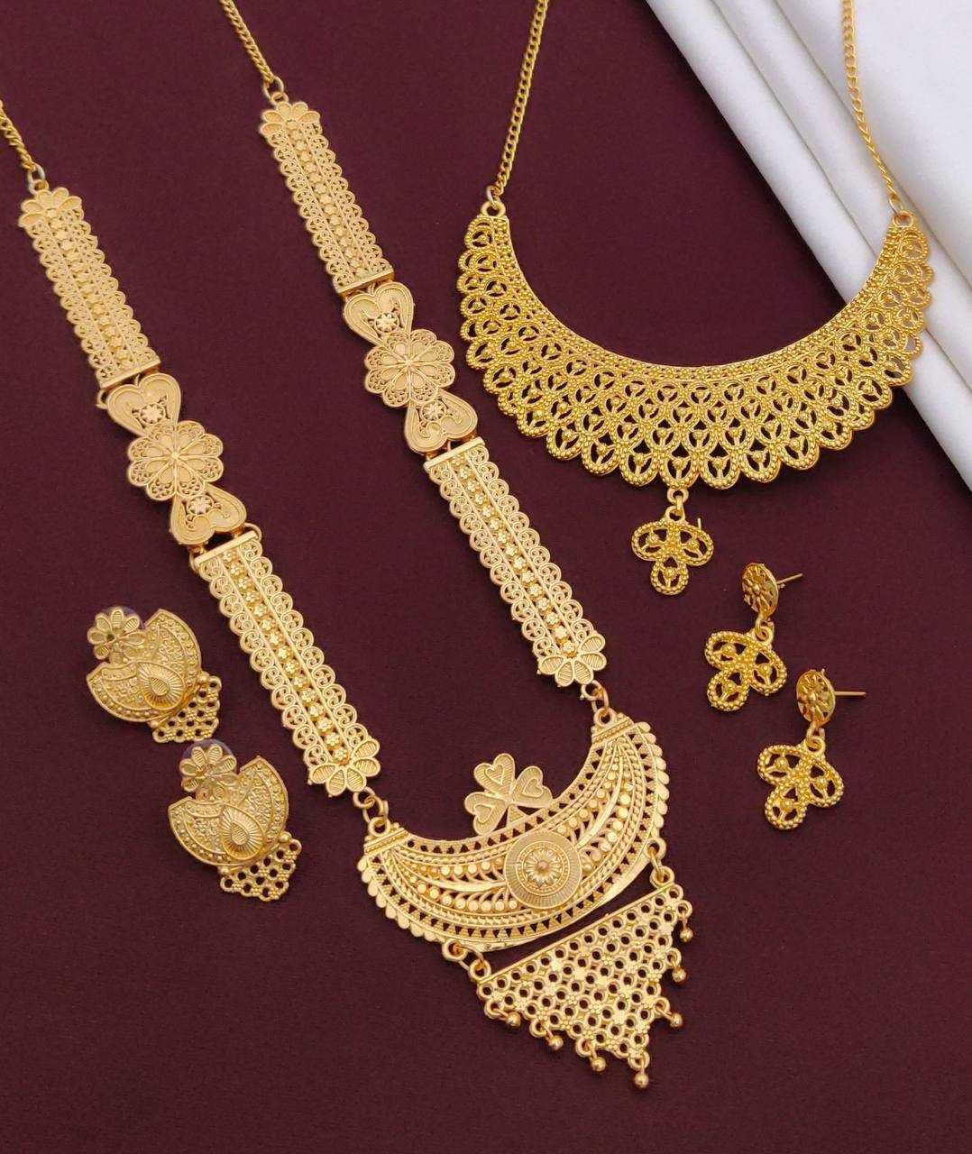 Ynf Brass KESH483 Womens Jewellery Wholesale Necklaces Set Antique Necklaces Set Golden Necklace Set Manufacturer