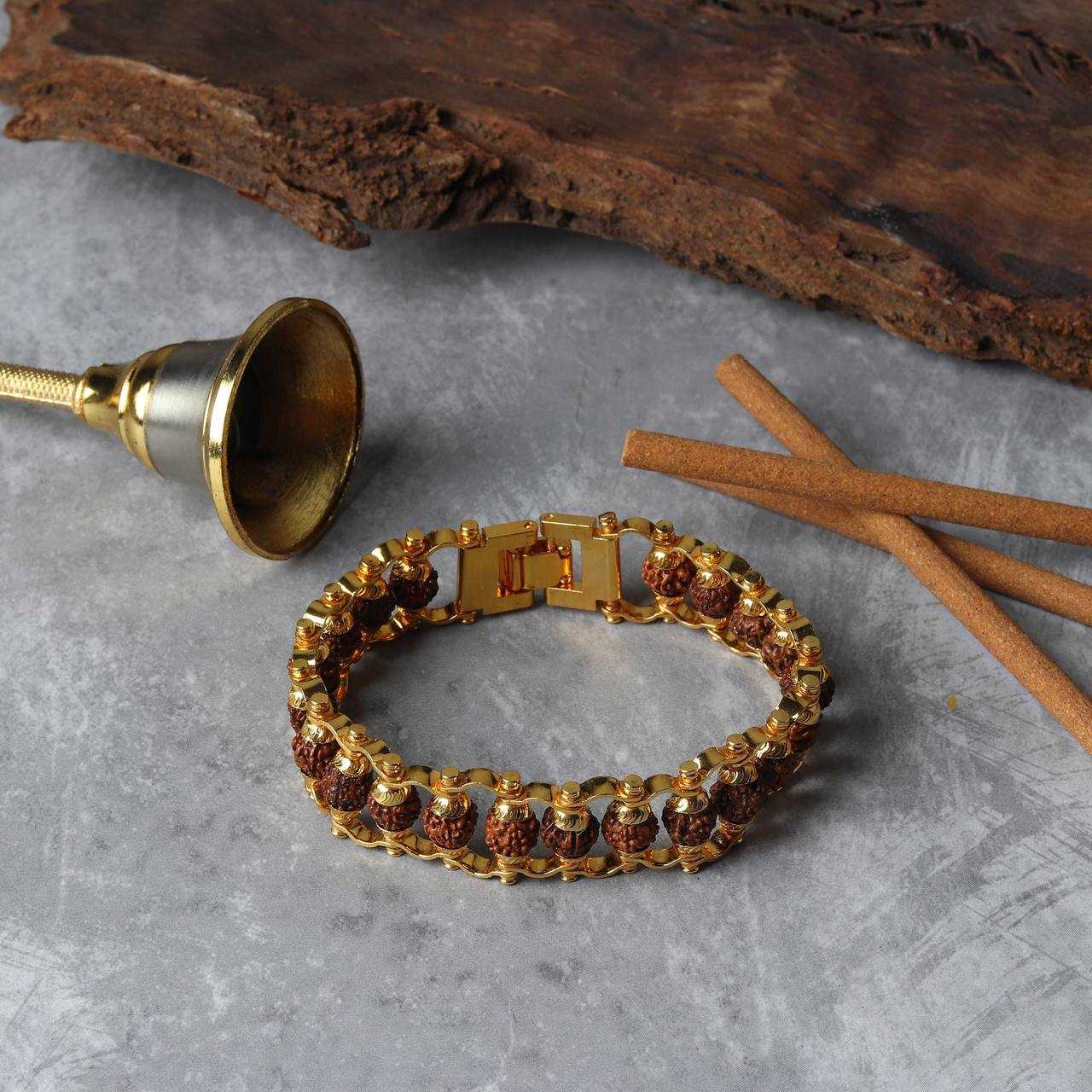 Ynf Brass Mens Jewellery Wholesale Bracelets Rudraksh Bracelets Rudraksha Bracelet Manufacturer