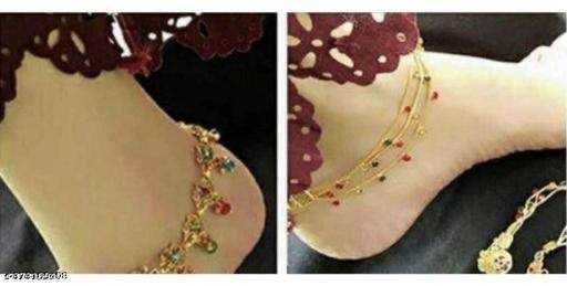 Ynf Brass Womens Jewellery Wholesale Fancy Anklet Anklets Artificial Anklets Manufacturer