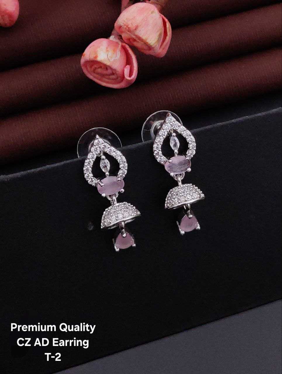 Ynf Brass Womens Jewellery Wholesale Fancy Earrings AD Diamond Earring Artificial Earring Manufacturer
