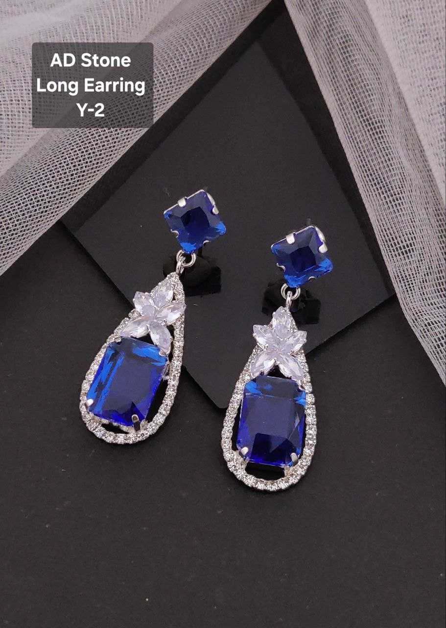 Ynf Brass Womens Jewellery Wholesale Fancy Earrings AD Diamond Earring Artificial Earring Manufacturer