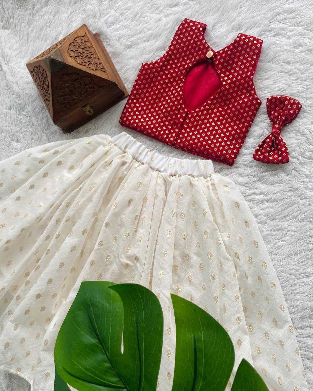 Ynf Brocade RIN107 350 Kids Wear Wholesale Kids Lehenga Kids Traditional Outfits Kids Lehenga Choli Baby Girl Lehenga Manufacturer