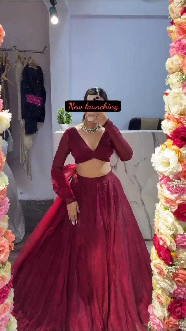 Ynf Burberry Silk RIN157 5257 Lehengas Wedding Collections Plus Size Collections Wholesale Designer Lehenga Silk Lehenga Wedding Lehenga Manufacturer
