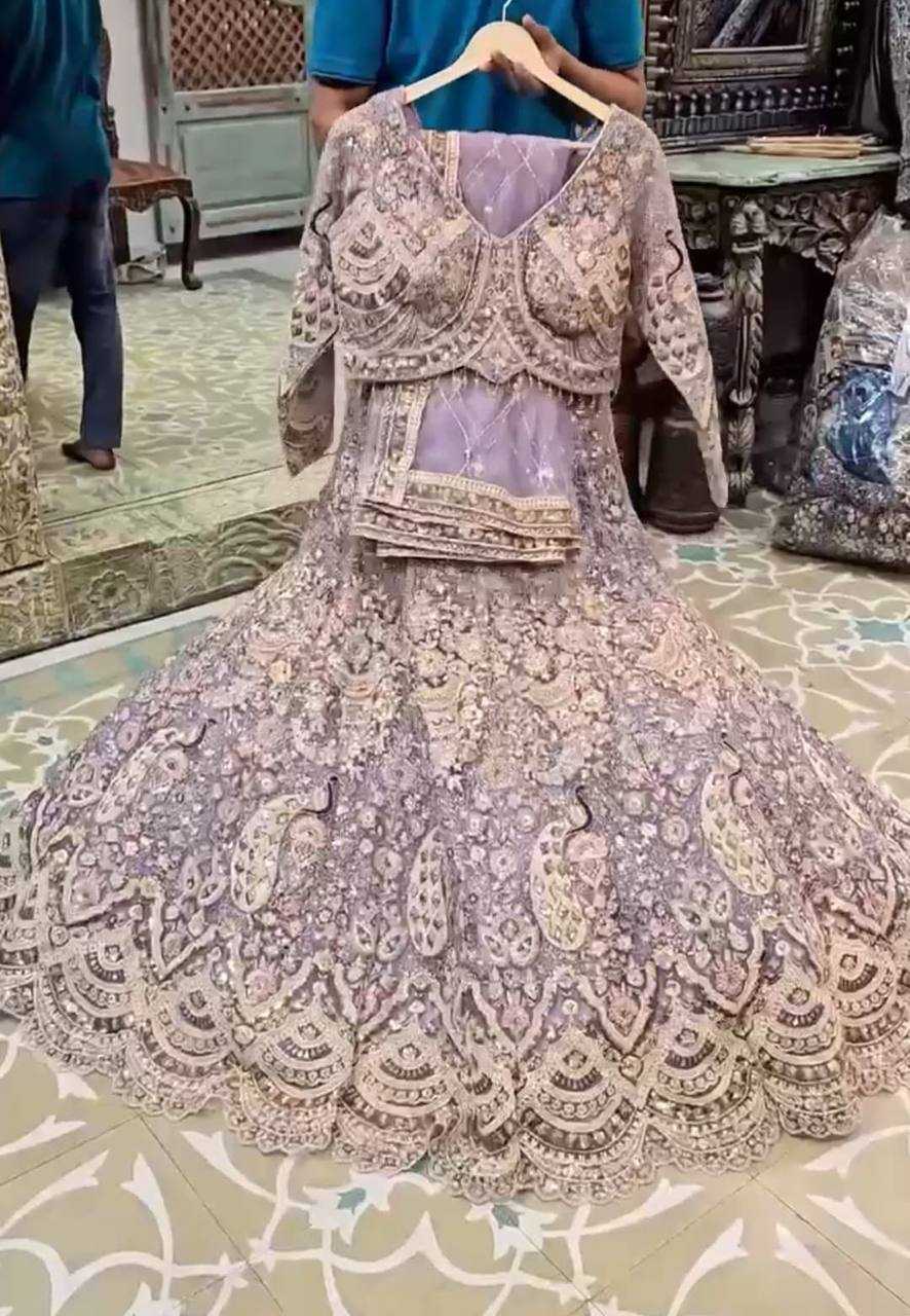 Ynf Butterfly Net RIN108 1676 Lehengas Wedding Collections Wholesale Sequins Lehenga Engagement Outfits Manufacturer