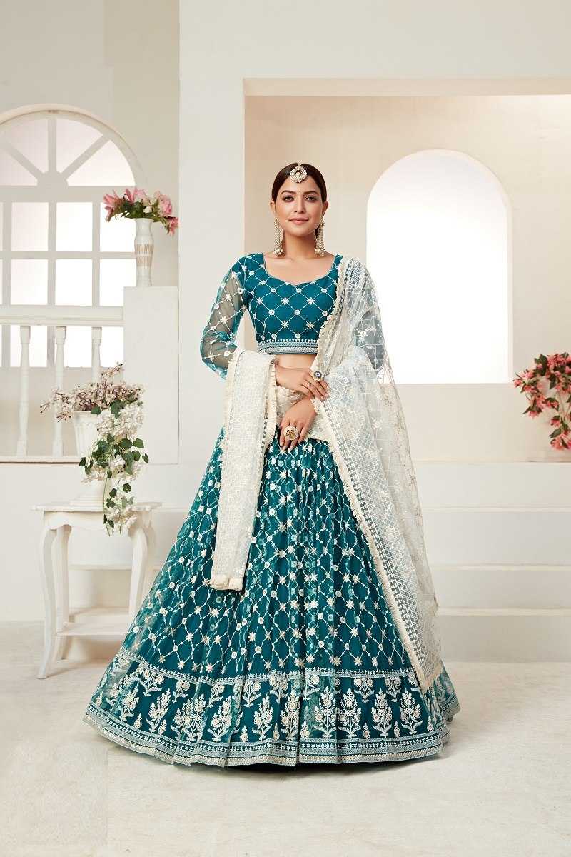 Ynf Butterfly Net RIN227 3004 Lehengas Wholesale Traditional Lehenga Net Fancy Lehenga Sequins Lehenga Manufacturer
