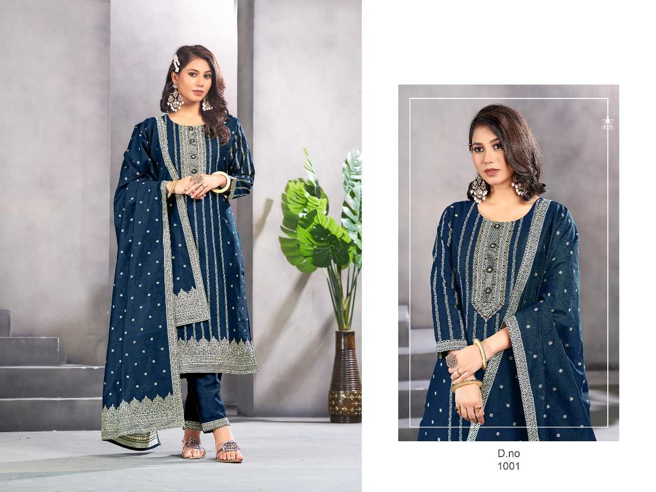 Ynf Chanderi Cotton RIN197 4803 Suits & Dresses Wholesale Party wear suits Bridal Suits Designer Suits Manufacturer