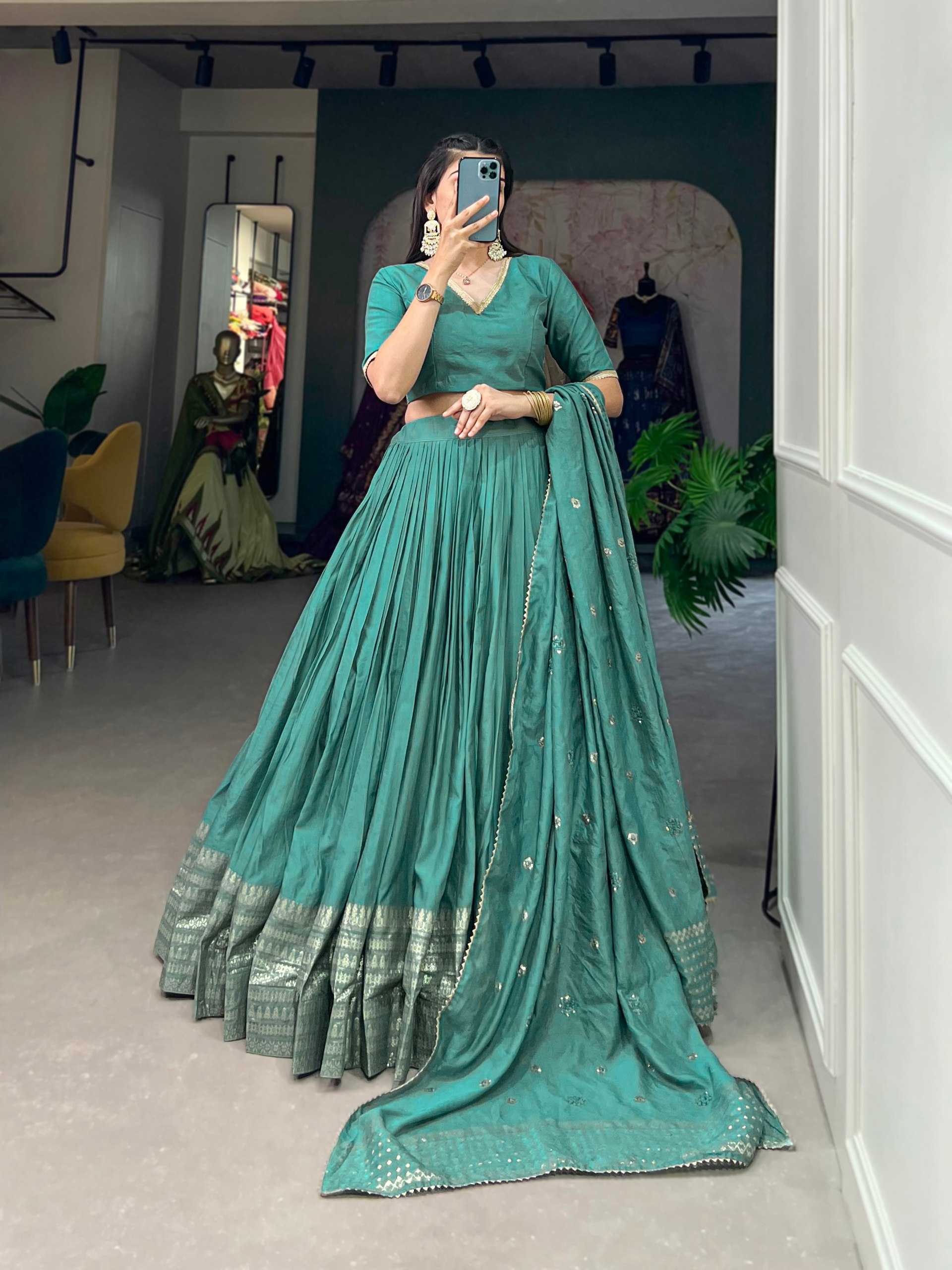 Ynf Chanderi Soft KESH134 1906 Lehengas Wedding Collections Festive Collections Wholesale Lehenga With Dupatta Sequins Lehenga Lehenga With Blouse Manufacturer