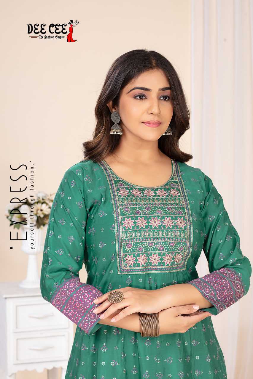 Ynf Chanderi Soft RIN190 DEECEE DEVI Setwise Collections Wholesale Gowns Catalogs Manufacturer