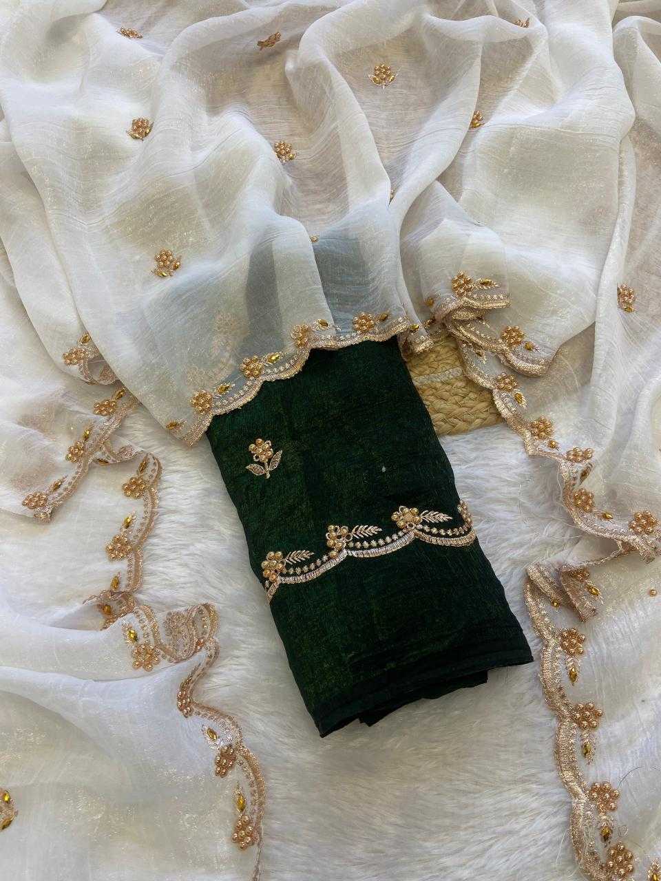 Ynf Chiffon KESH514 140 Sarees Wholesale Designer Sarees Chiffon Sarees Embroidered Sarees Manufacturer