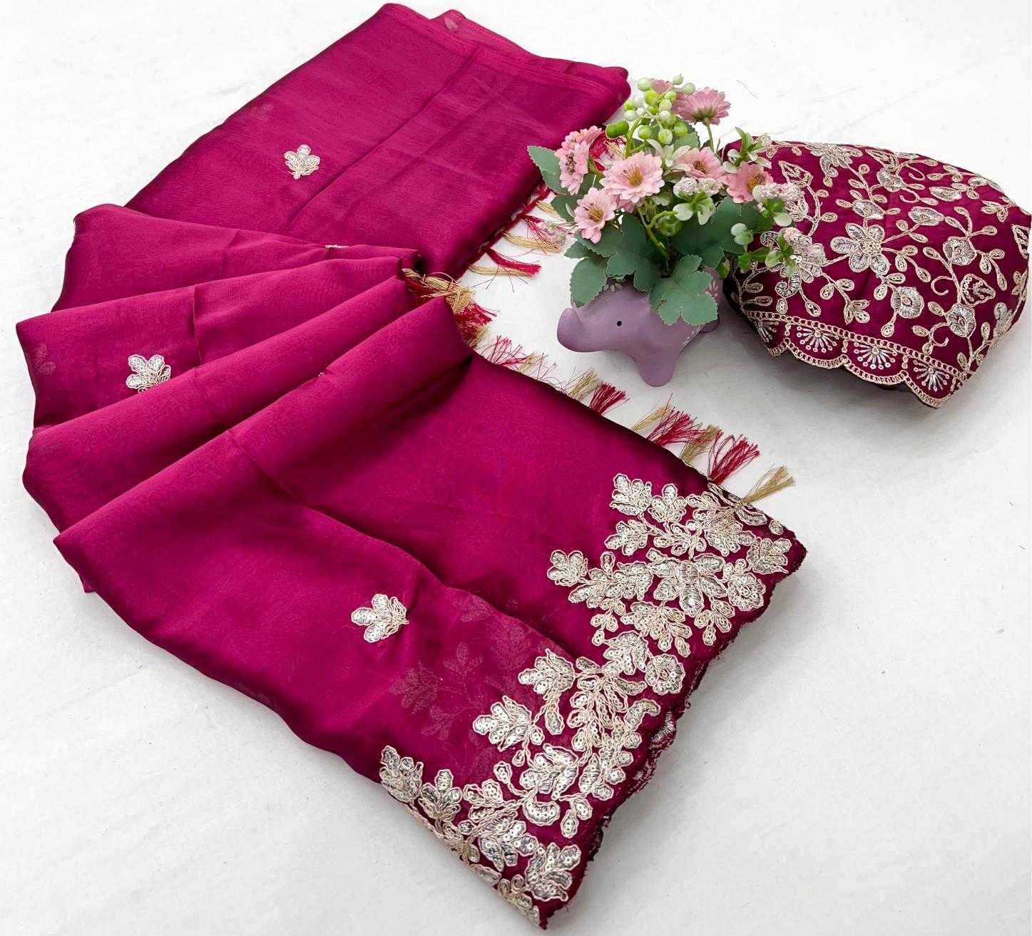 Ynf Chiffon RIN209 Sitara Sarees Wedding Collections Wholesale Designer Sarees Chiffon Sarees Embroidered Sarees Manufacturer