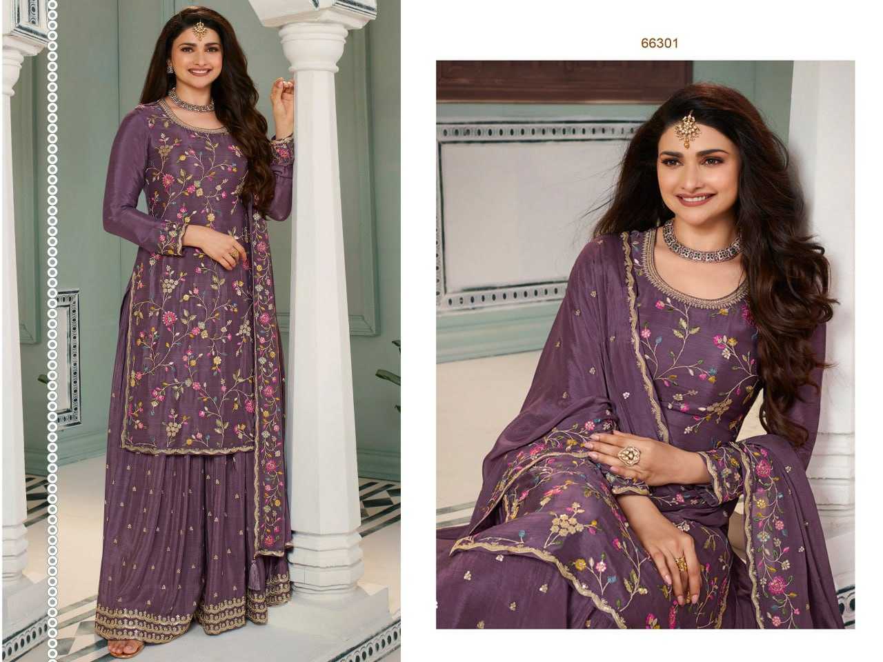 Ynf Chinon KESH504 6630 Suits & Dresses Wholesale Ladies Suits Embroidery Suits Palazzo Suit Party wear suits Manufacturer