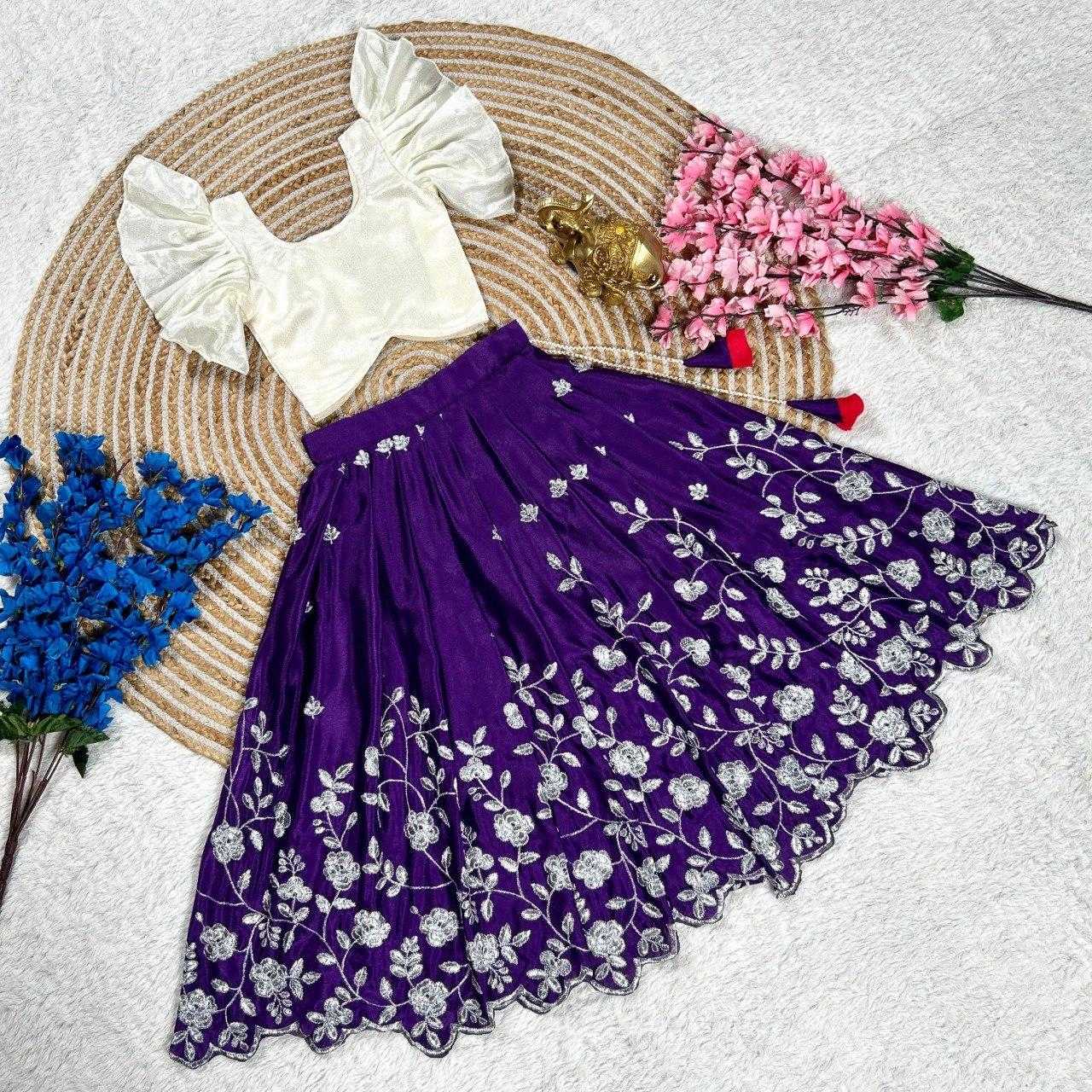Ynf Chinon KESH505 313 Kids Wear Wholesale Kids Lehenga Kids Lehenga Choli Baby Girl Lehenga Manufacturer