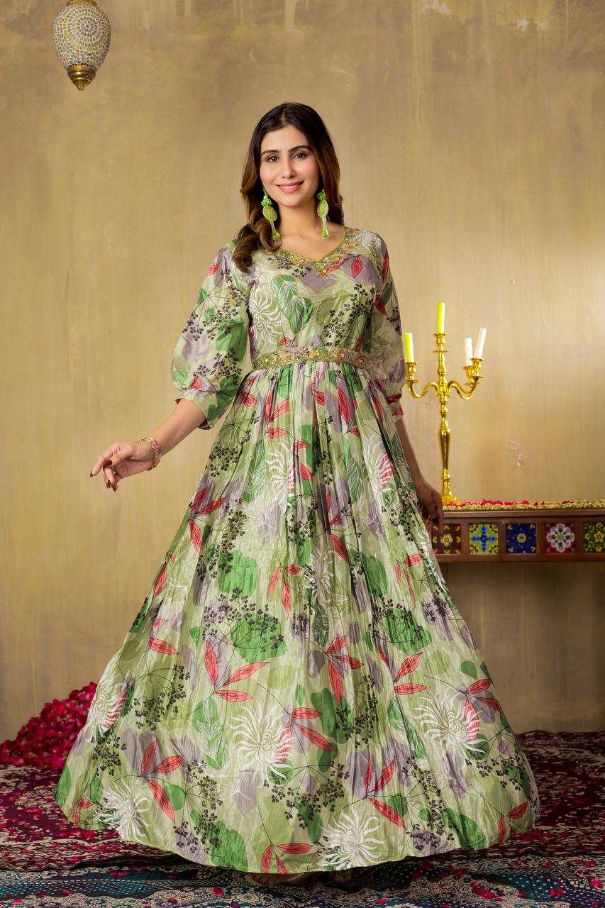 Ynf Chinon RIN112 104 Gowns Wholesale Fancy Gowns Party Gowns Designer Gowns Manufacturer