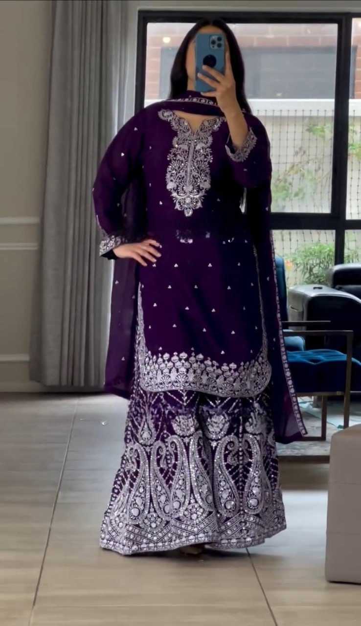 Ynf Chinon RIN232 78 Suits & Dresses Wholesale Sharara Salwar Suits Designer dresses Manufacturer