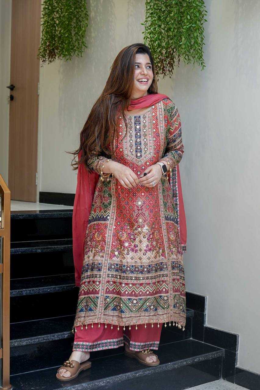 Ynf Chinon Silk KESH159 608 Suits & Dresses Wholesale Printed Suits Ladies Salwar Suits Party wear suits Manufacturer