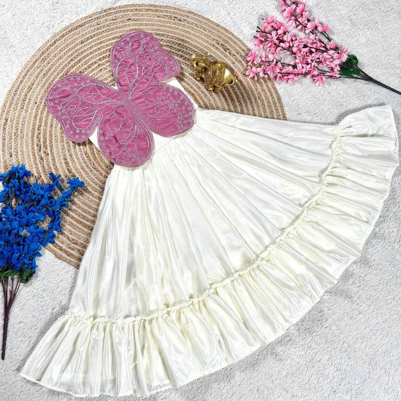 Ynf Chinon Silk KESH505 339 Kids Wear Wholesale Kids Gown Kids Ethnic Gowns Manufacturer