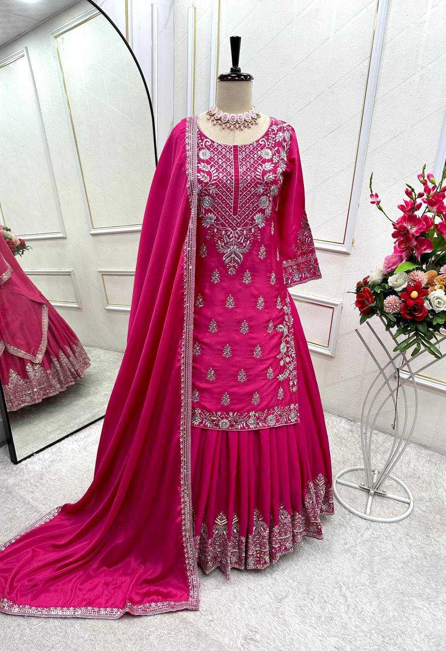Ynf Chinon Silk KESH506 141 Lehengas Wholesale Designer Lehenga Fancy Lehenga Embroidered Lehenga Manufacturer