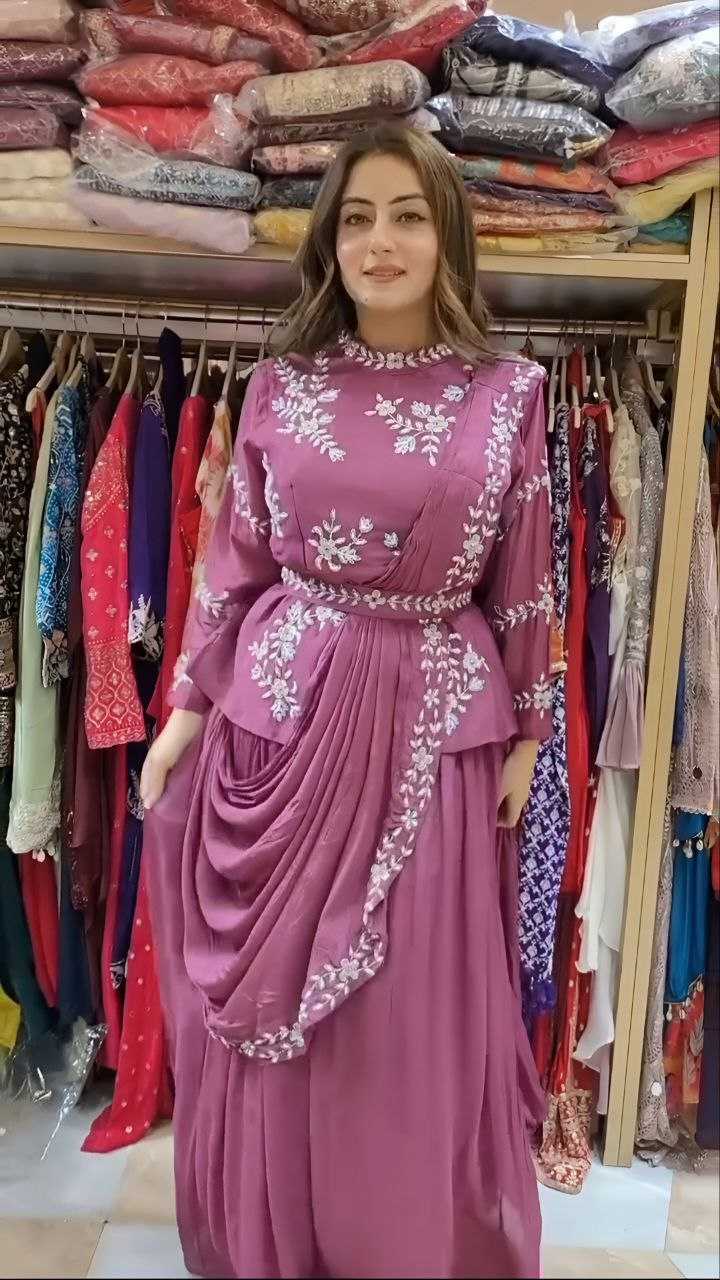 Ynf Chinon Silk KESH516 9255 Sarees Wholesale Party Wear Sarees Fancy Sarees Sequence Sarees Embroidered Sarees Manufacturer
