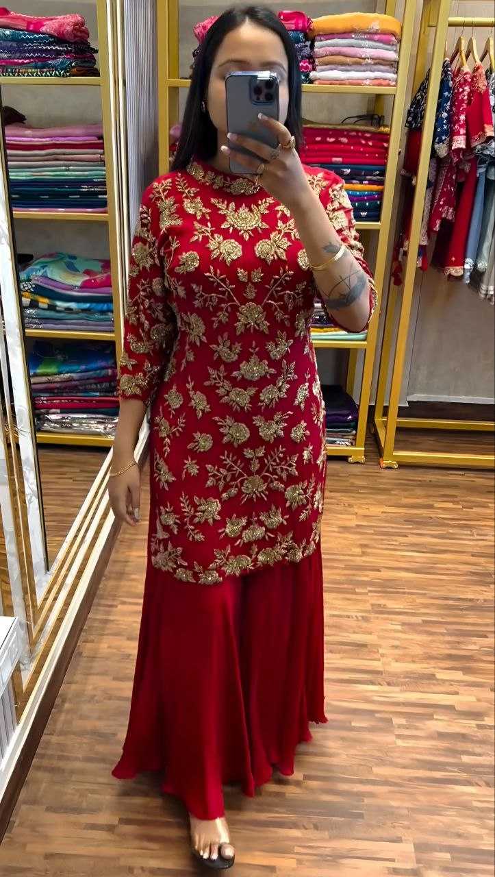 Ynf Chinon Silk KESH516 9264 Suits & Dresses Wholesale Embroidery Suits Palazzo Suit Party wear suits Manufacturer