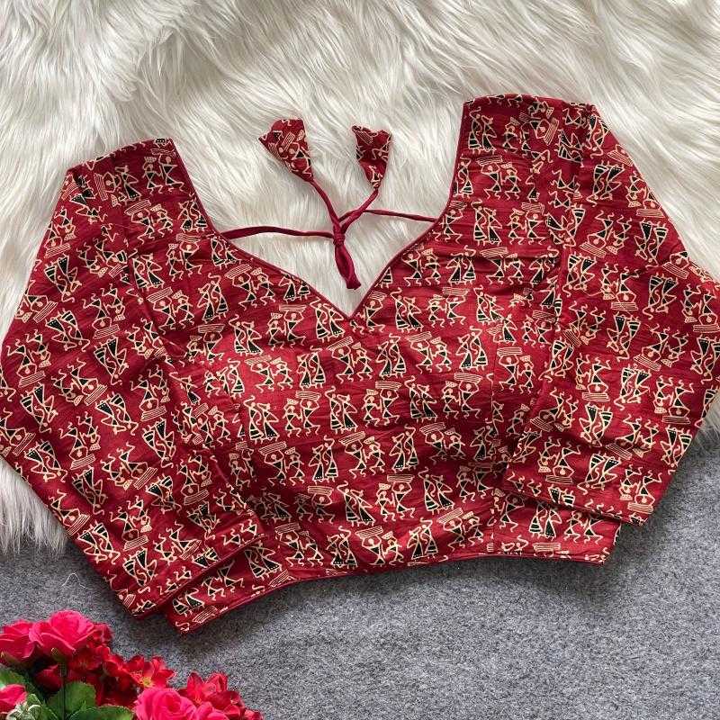 Ynf Cotton KESH426 Ajrakh 16 Readymade Blouses Festive Collections Wholesale Blouse Designer Blouse Party Wear Blouse Manufacturer