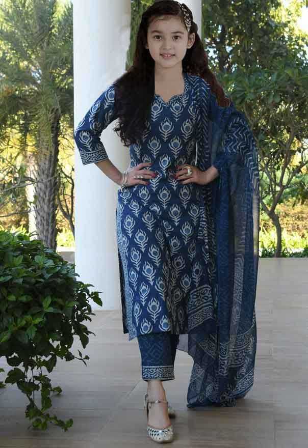 Ynf Cotton KESH461 96 Western Wears Kids Wear Festive Collections Wholesale Kids Frocks Girls Cotton Frocks Ethnic Dresses For Kids Manufacturer