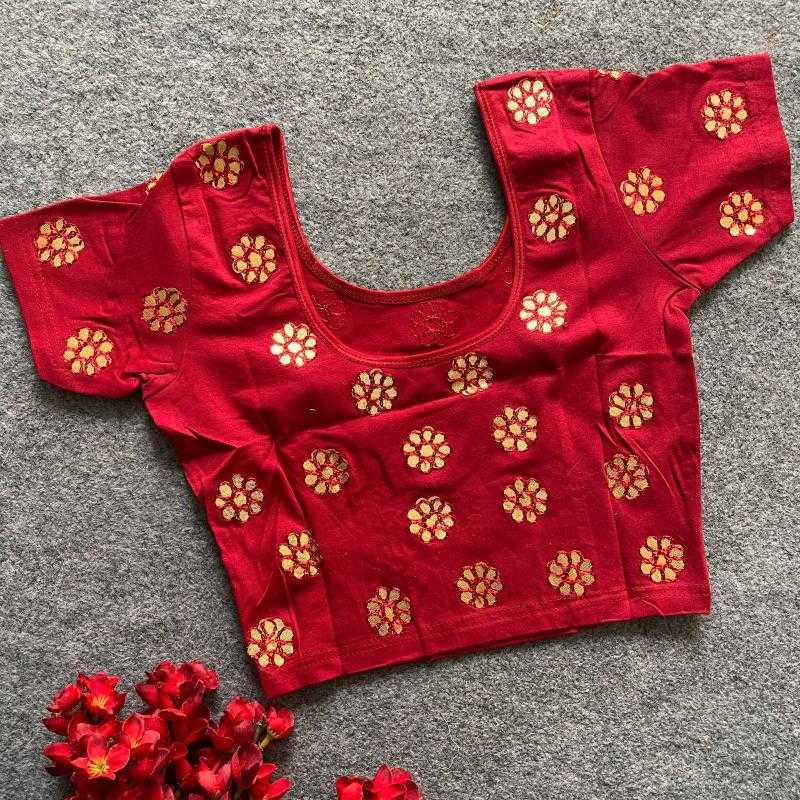 Ynf Cotton Lycra KESH426 GOTTI Readymade Blouses Wholesale Designer Blouse Cotton Blouse Party Wear Blouse Manufacturer