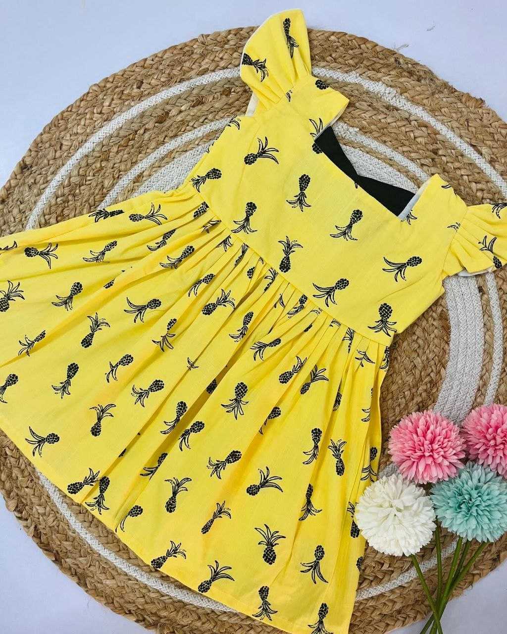 Ynf Cotton RIN107 355 Kids Wear Wholesale Kids Frocks Girls Frock Girls Cotton Frocks Manufacturer