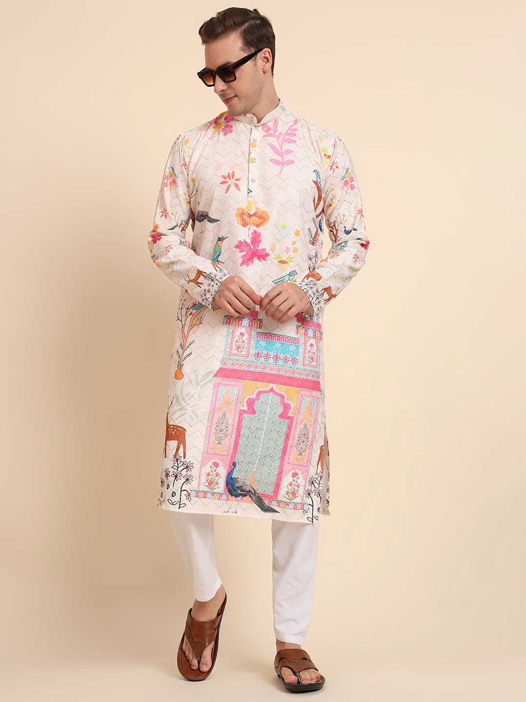 Ynf Cotton RIN188 KILLER4 Mens Wear Wholesale Mens Kurta Pyjama Manufacturer