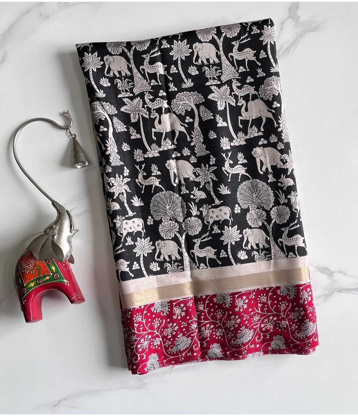 Ynf Cotton RIN203 Mangalkari Sarees Wedding Collections Festive Collections Wholesale Kalamkari Sarees Cotton Sarees Mulmul Cotton Sarees Manufacturer
