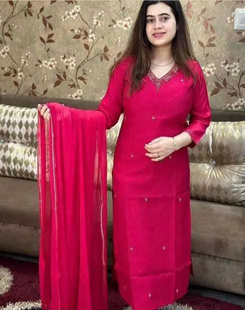 Ynf Cotton RIN222 BS-75 Kurti Plus Size Collections Wholesale Cotton Kurtis Embroidered Kurtis Kurti With Pants Manufacturer