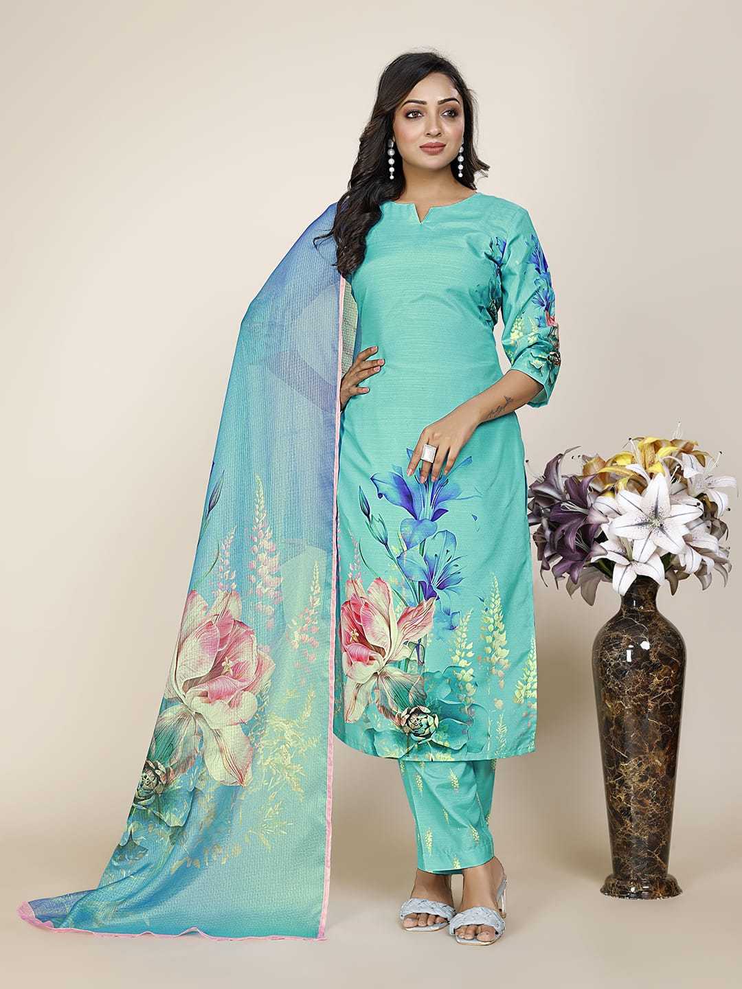 Ynf Cotton RIN222 BS-77 Kurti Wholesale Designer Kurtis Printed Kurtis Cotton Kurtis Manufacturer
