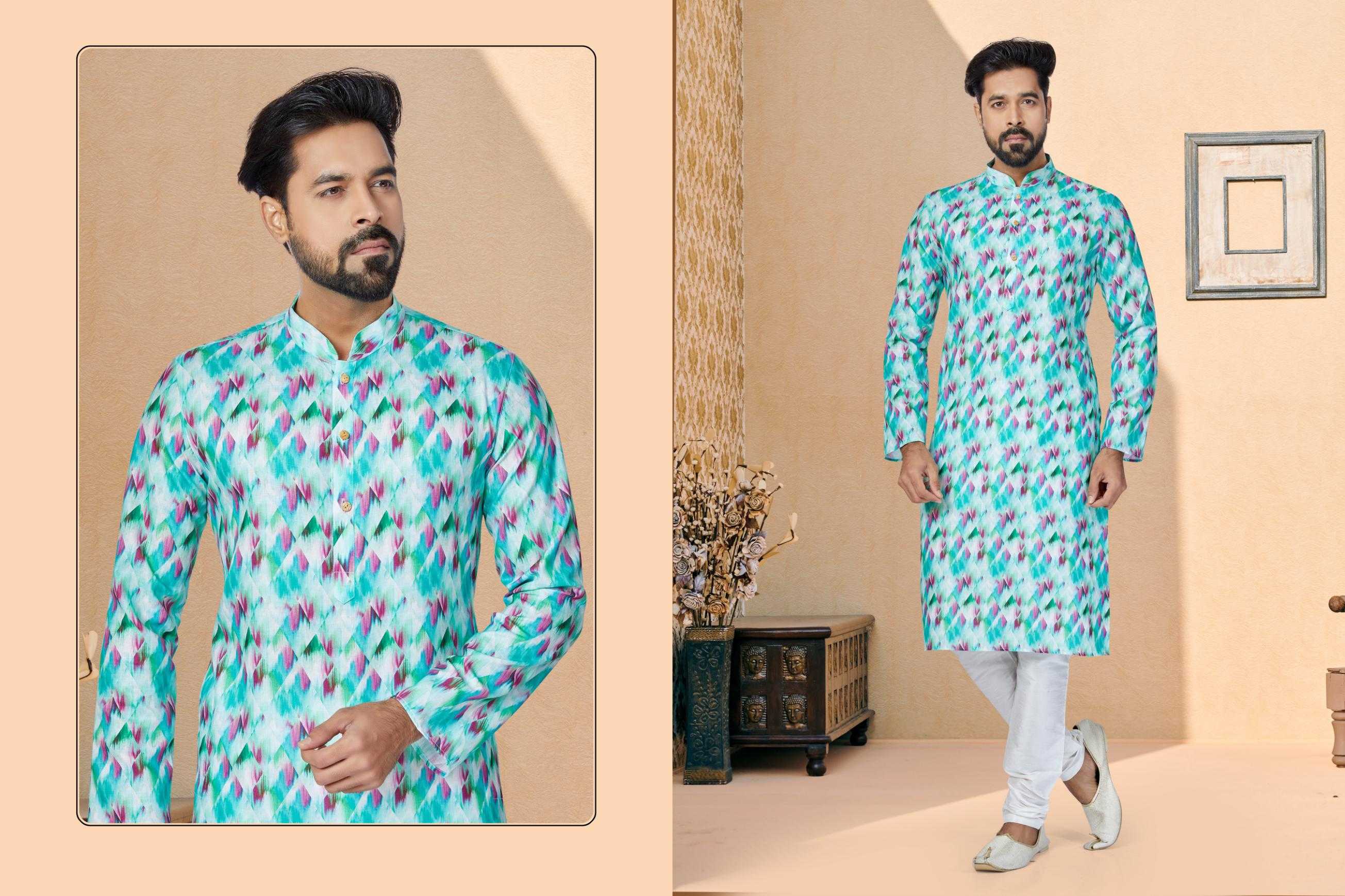 Ynf Cotton RIN223 3108C Mens Wear Wholesale Mens Kurtas Mens Kurta Pyjama Men Wedding kurta Manufacturer