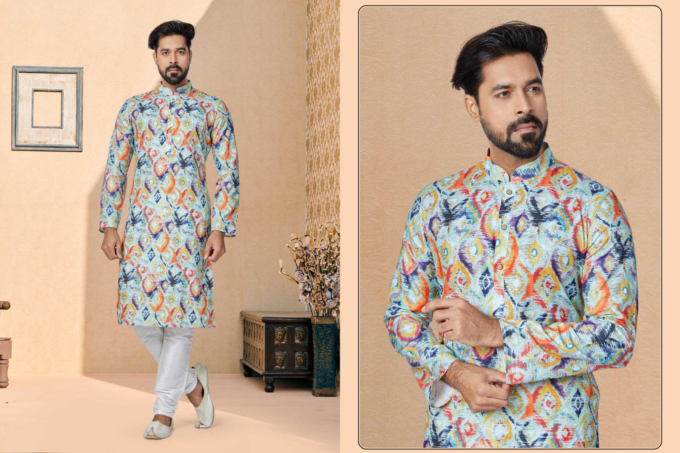 Ynf Cotton RIN223 3112A Mens Wear Wholesale Mens Kurtas Mens Kurta Pyjama Men Wedding kurta Manufacturer