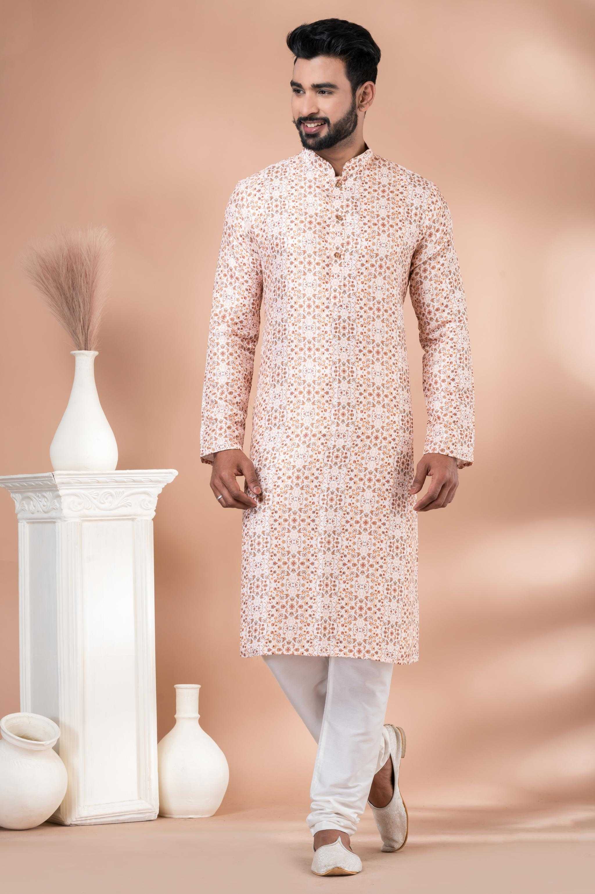 Ynf Cotton RIN223 3402B Mens Wear Wholesale Mens Kurtas Mens Kurta Pyjama Men Wedding kurta Manufacturer