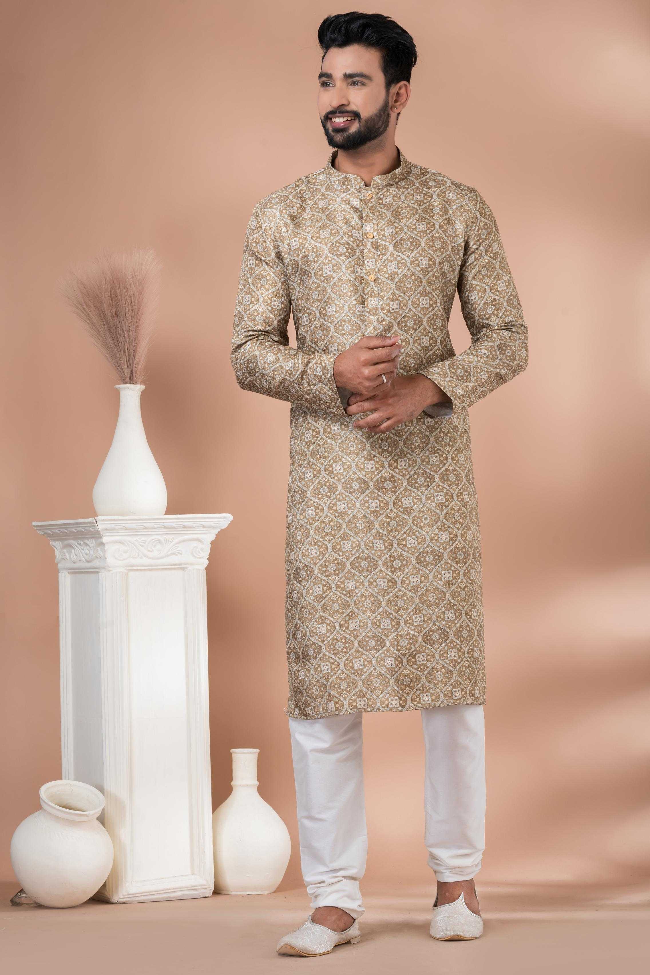 Ynf Cotton RIN223 3406C Mens Wear Wholesale Mens Kurtas Mens Kurta Pyjama Men Wedding kurta Manufacturer