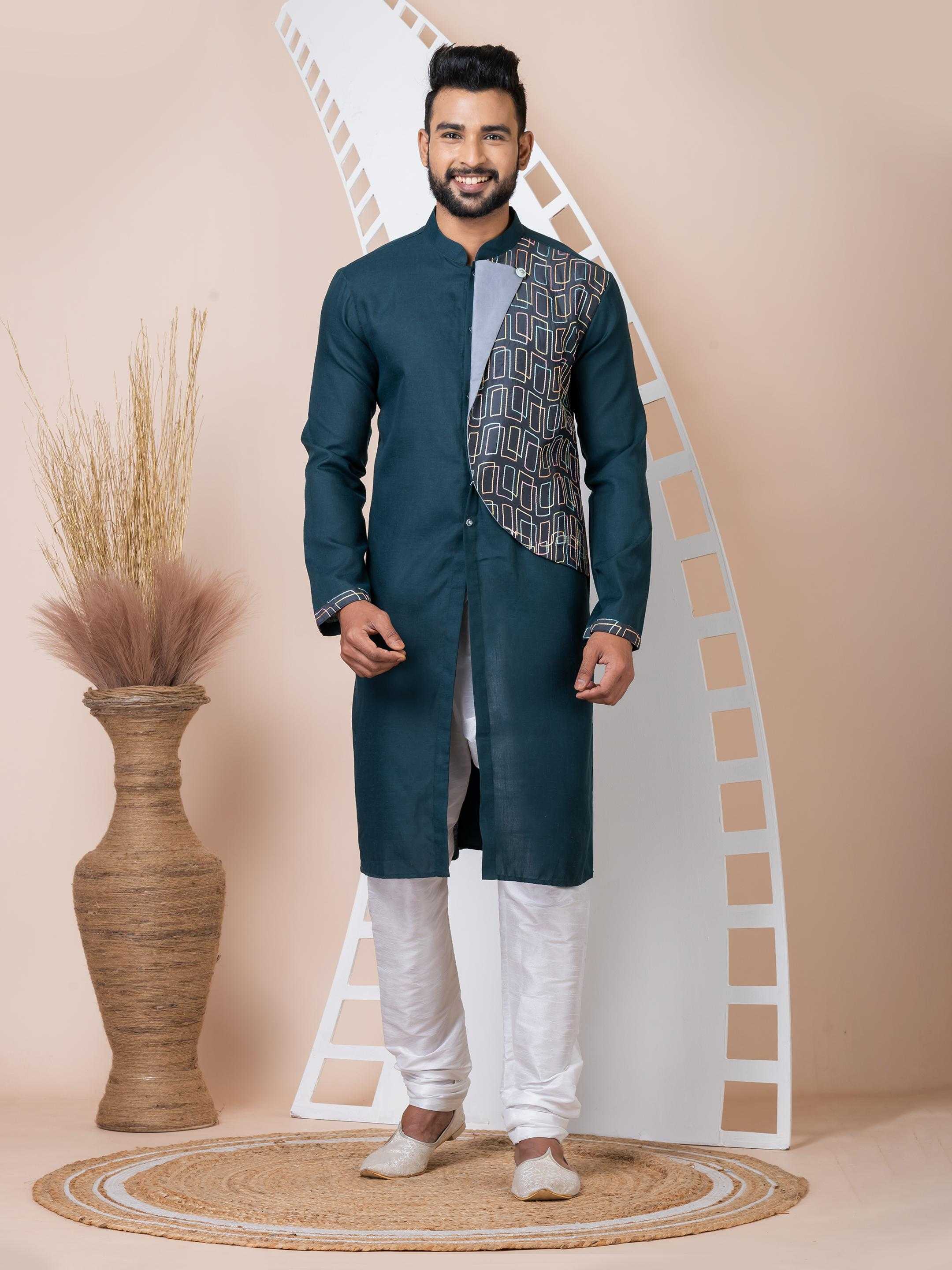 Ynf Cotton RIN223 3466A Mens Wear Wholesale Mens Kurtas Mens Kurta Pyjama Men Wedding kurta Manufacturer