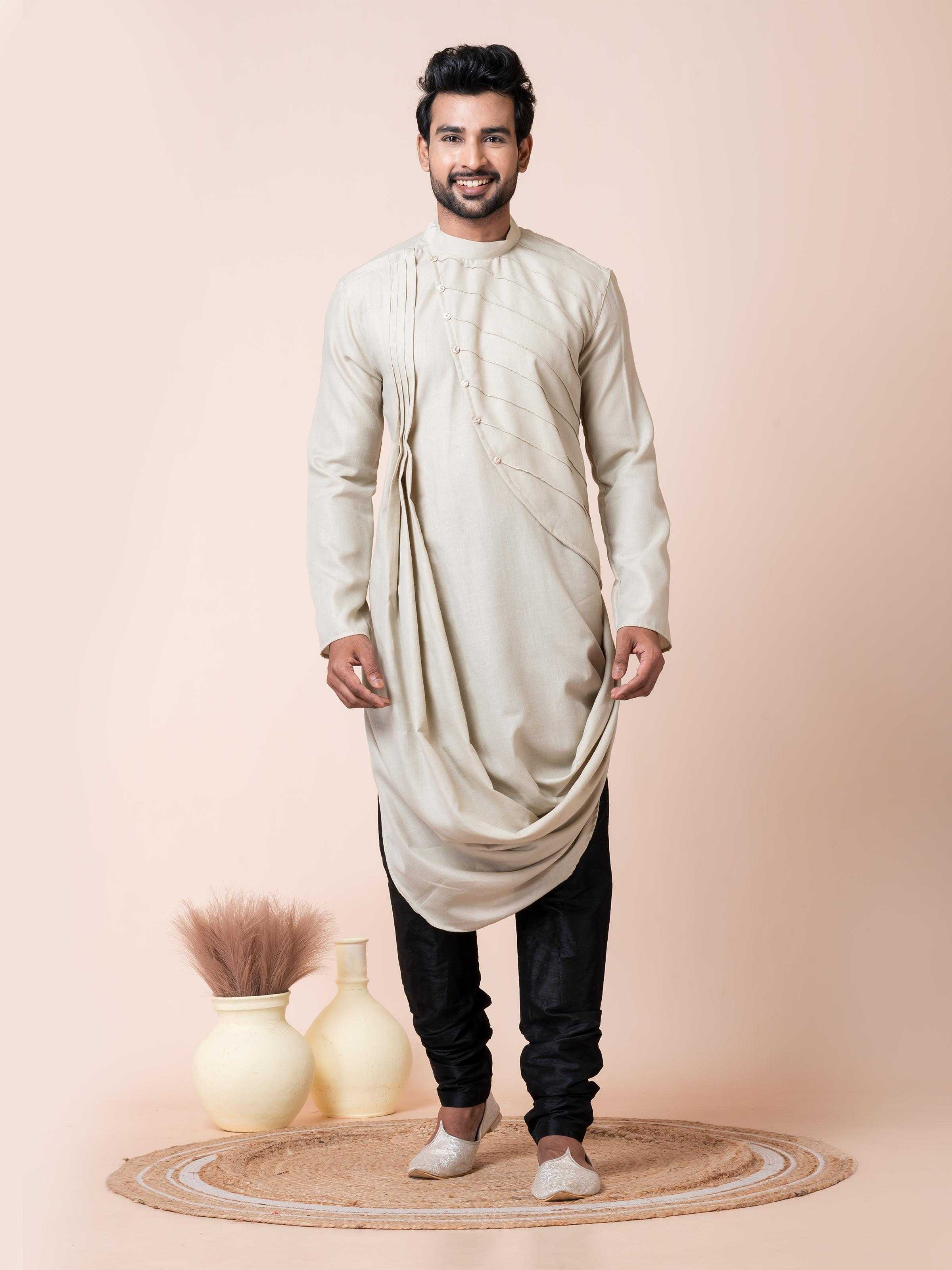 Ynf Cotton RIN223 3490A Mens Wear Festive Collections Wholesale Mens Kurtas Mens Kurta Pyjama Onam Collections Manufacturer
