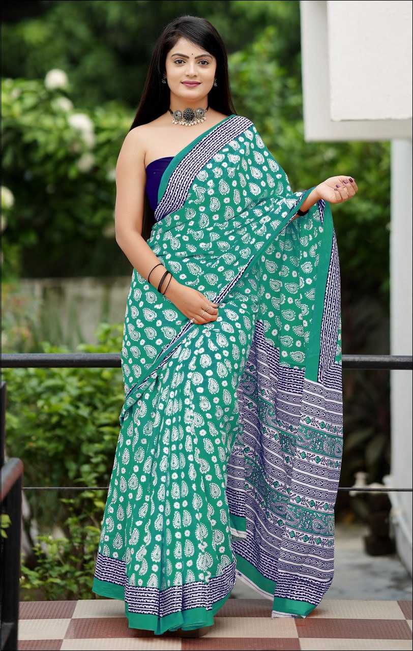Ynf Cotton RIN229 93 Sarees Wholesale Designer Sarees Printed Sarees Cotton Sarees Manufacturer