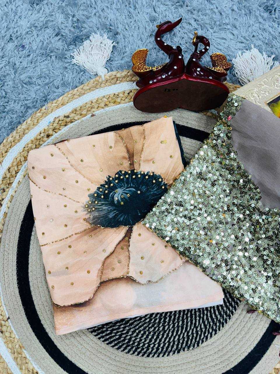 Ynf Crepe RIN151 5458 Sarees Wholesale Designer Sarees Ready To Wear Sarees Party Wear Sarees Manufacturer