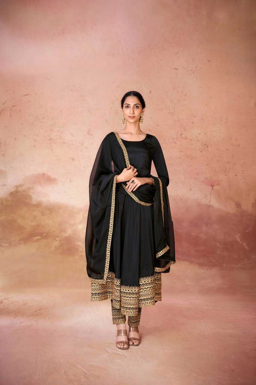 Ynf Crepe RIN197 4799 Suits & Dresses Wholesale Party wear suits Bridal Suits Designer Suits Manufacturer
