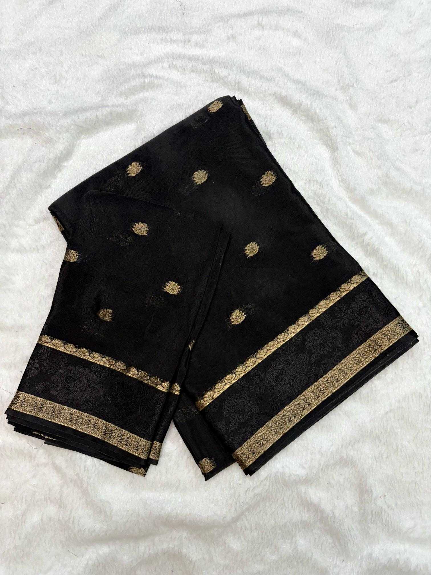 Ynf Crepe Silk RIN195 Rose crepe Silk Sarees Wedding Collections Wholesale Mysore Silk Sarees Crepe Silk Saree Designer Silk Sarees Manufacturer