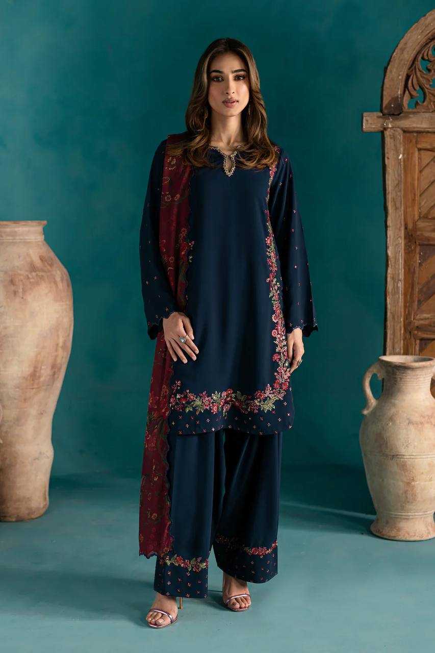Ynf Crepe Silk RIN197 4720 Suits & Dresses Wholesale Embroidery Suits Bridal Suits Designer Suits Manufacturer